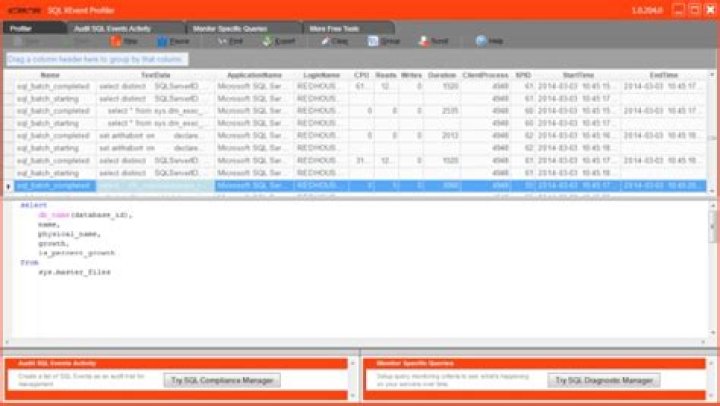 What is XEvent profiler