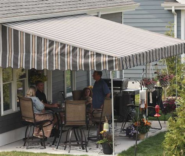 What kind of awning does Optima tension rafter work on?