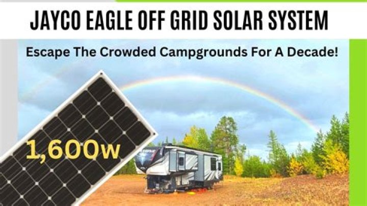 What kind of battery does Jayco factory solar use?