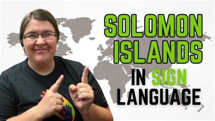 What language do Solomon Islands speak?