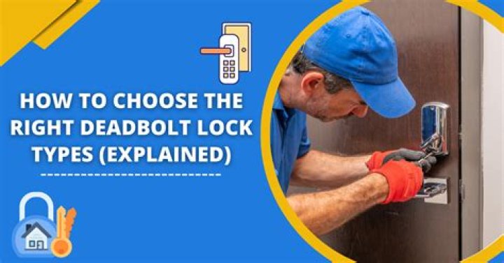 What should I do if my deadbolt lock keeps sticking?