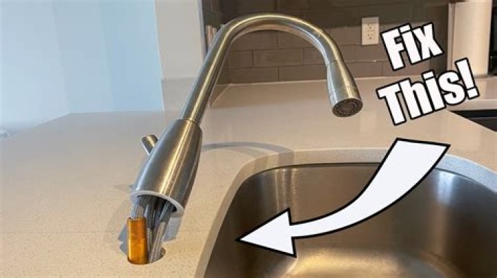 What should I do if my faucet line is still in the sink?