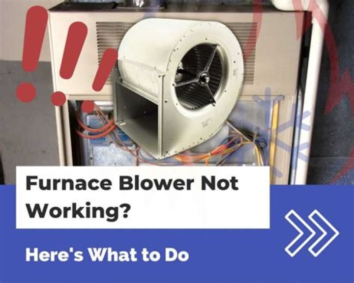 What should I do if my furnace blower is not running?