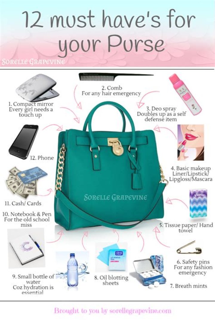 What should you pack in your purse?