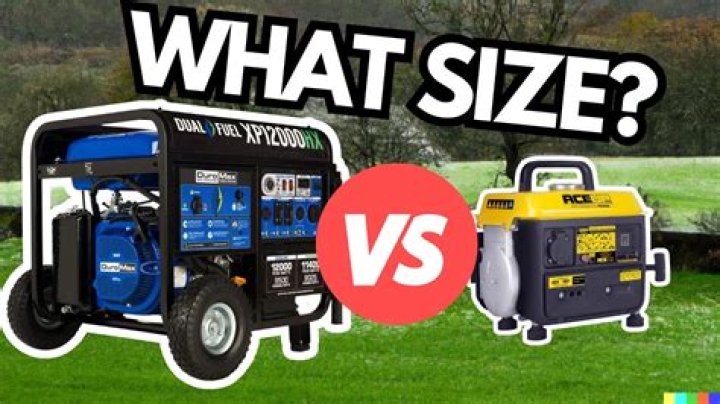 What size generator do I need to run my 50 amp RV?