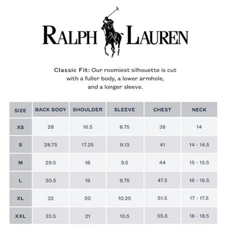 What size is 3t in Ralph Lauren?