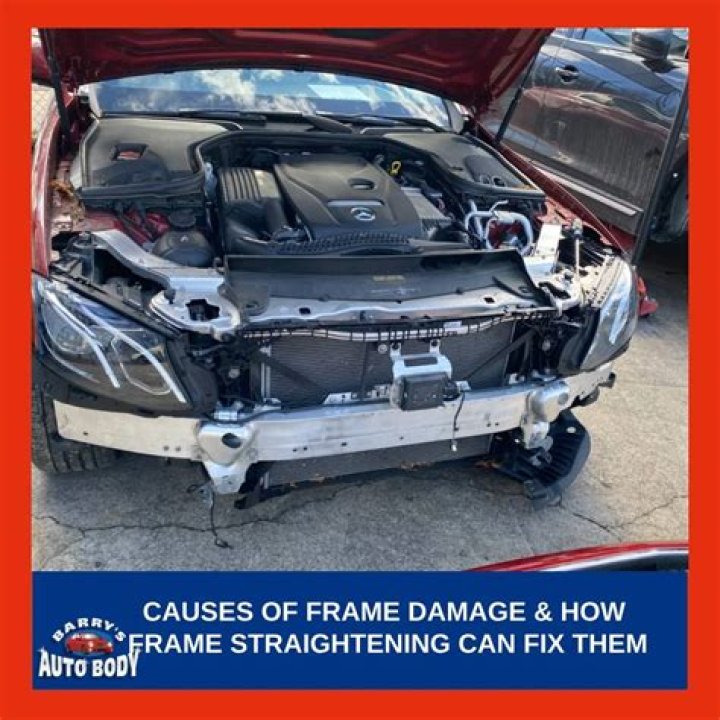 What to do about sagging car frame damage?