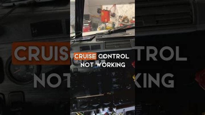 What to do when your cruise control does not disengage?