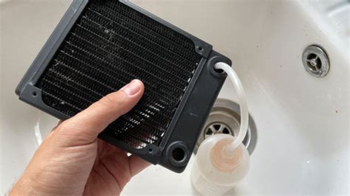 What to use to clean radiator in Freightliner RV?