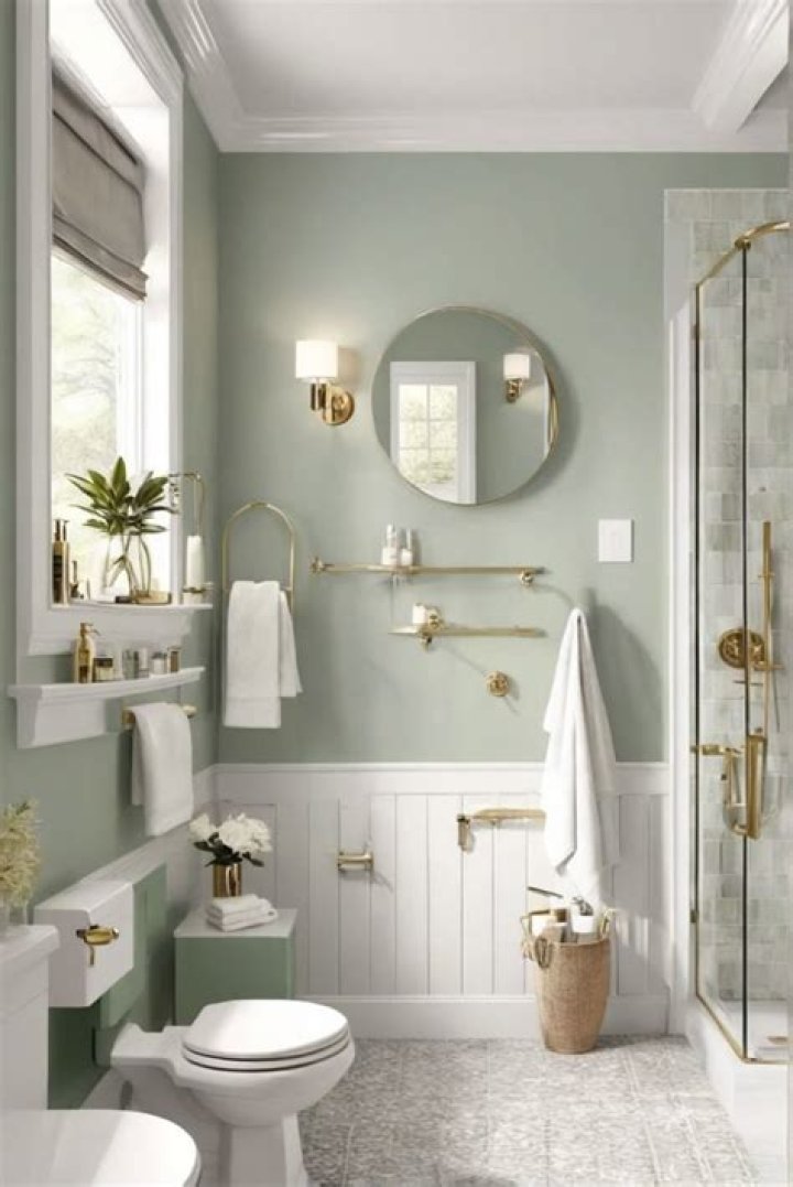 What was the color of my bathroom in the 1990s?