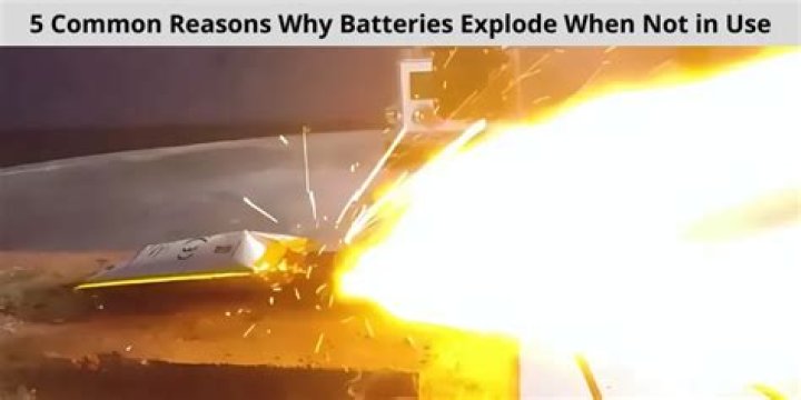 What would cause RV battery to explode?