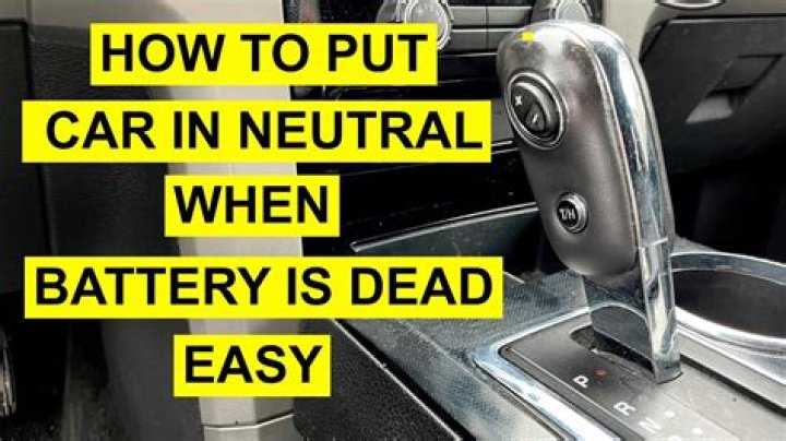 When do you put the footbrake in neutral?