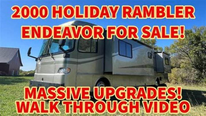 When does the 2000 Holiday Rambler Go on sale?
