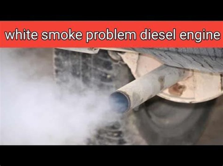 When does white smoke come out of an engine?