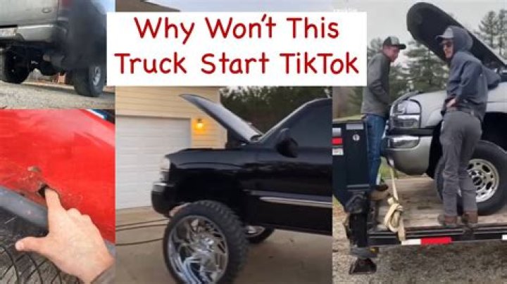 When I try to start my truck it just clicks once?