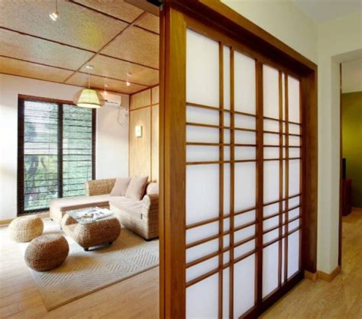 When is a Shoji door a sliding wall?
