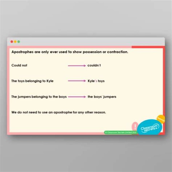 When should you not use an apostrophe