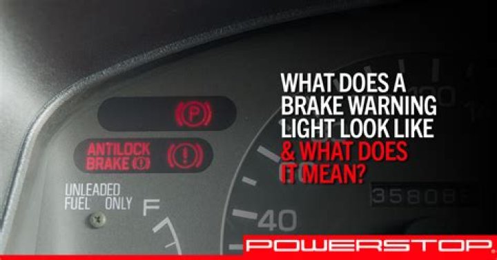 When the brake warning light is on its to let you know to release the parking brake?