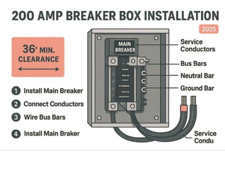Where can I find a 200 amp disconnect diagram?