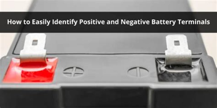 Where do the positive and negative battery cables go?