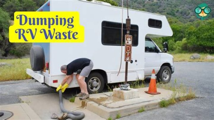 Where do you dump sewage from RV?