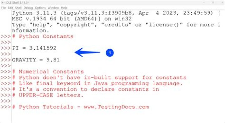Where do you put constants in Python
