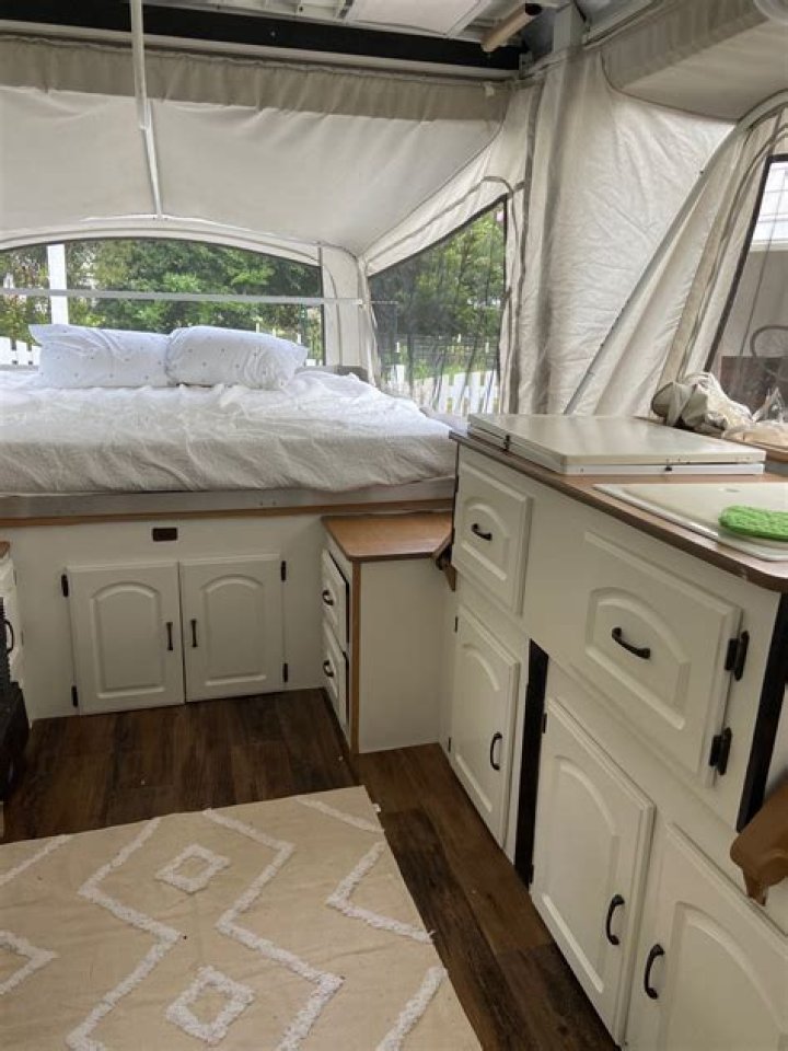 Where does the leaking come from in a popup camper?