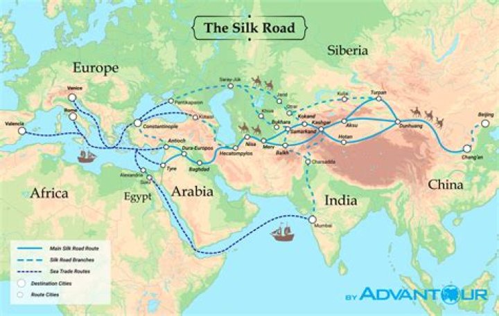 Where does the silk used for clothing come from?