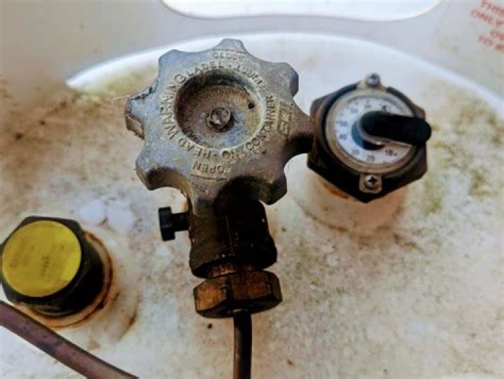 Where is propane shut off valve?