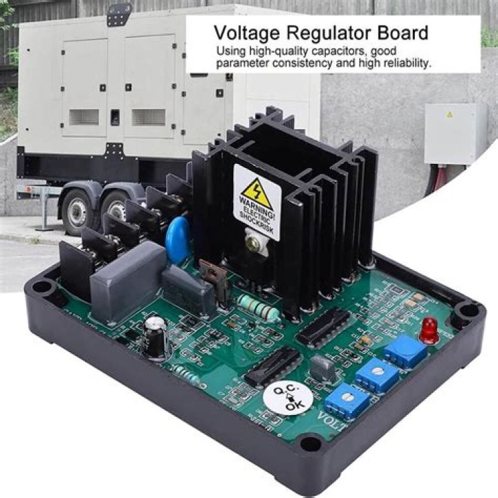 Where is the automatic voltage regulator on a generator?