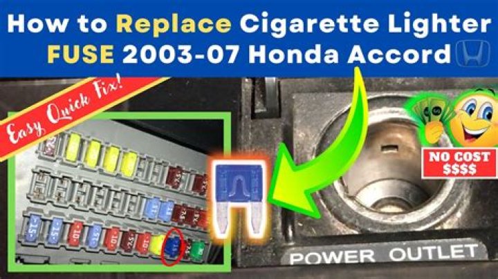 Where is the cigarette lighter fuse located on a 2000?