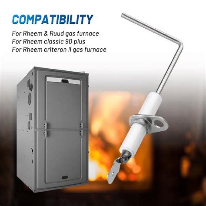 Where is the flame sensor on a camper furnace?