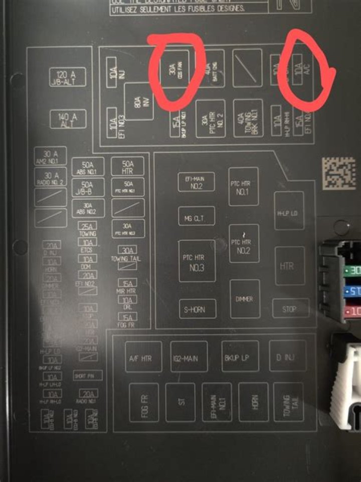 Where is the fuse for dash cluster on 03 Silverado?