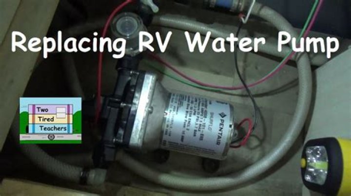 Where is the water pump on my Springdale RV?