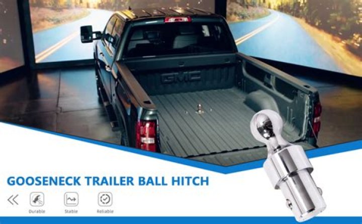 Where should a gooseneck ball be mounted?