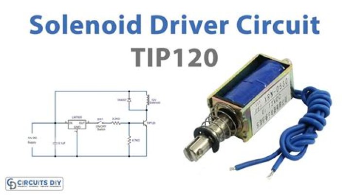 Which is the circuit diagram for solenoid driver?