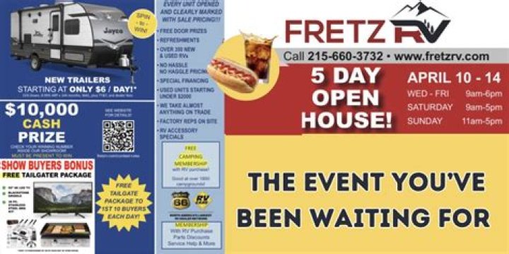 Who is the Fretz RV dealer in Pennsylvania?