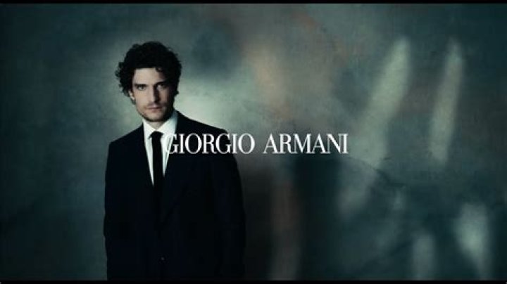 Who is the man in the new Giorgio Armani commercial?