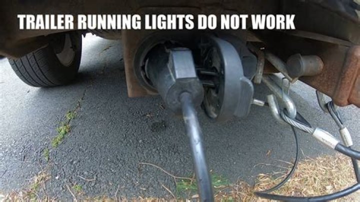 Why are all the lights on my trailer not working?