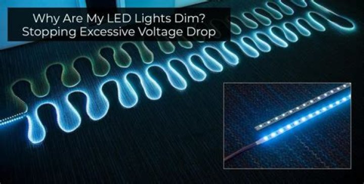 Why are my low voltage lights dim?