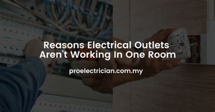 Why are my outlets not working in one room?