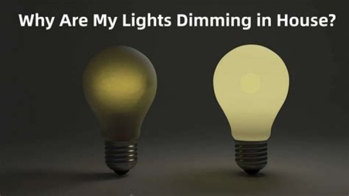 Why are my RV lights dim?