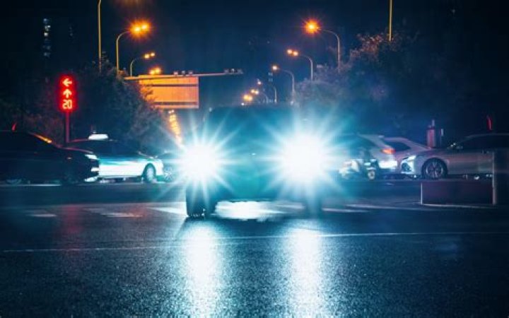 Why are the headlights coming on in the middle of the night?