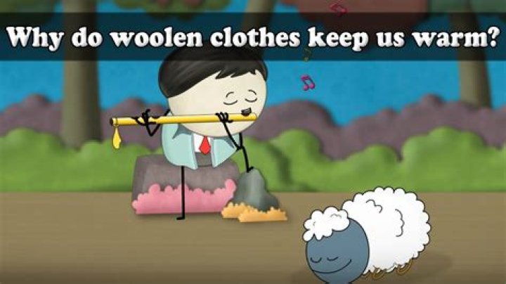 Why do woolen clothes keep us warm?