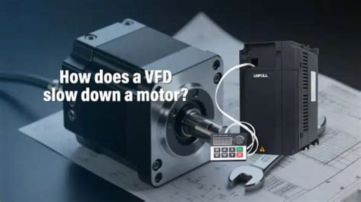 Why does applying a rated load slow down a motor?