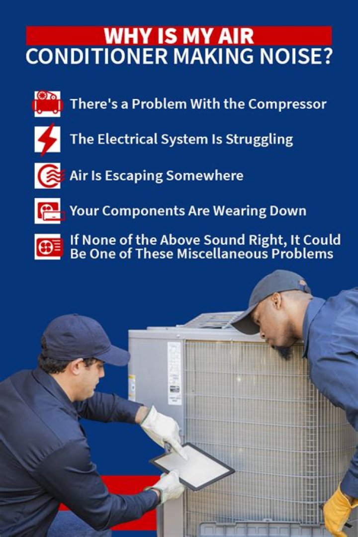 Why does my air conditioner make a chirping noise?