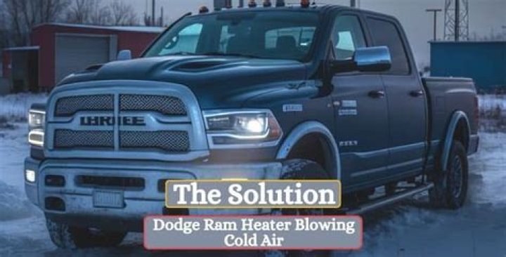 Why does my Dodge Charger keep blowing cold air?