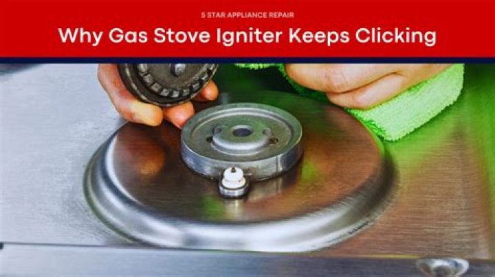 Why does my gas stove igniter keep clicking after I turn in off?