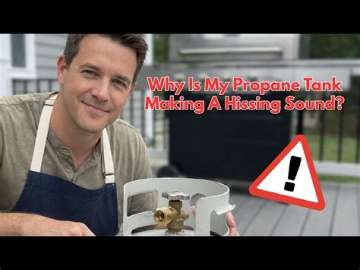 Why does my RV propane tank make noise?