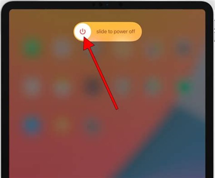 Why does slide to power off not appear on screen?